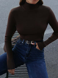 Ava | Blouse Turtleneck Neck