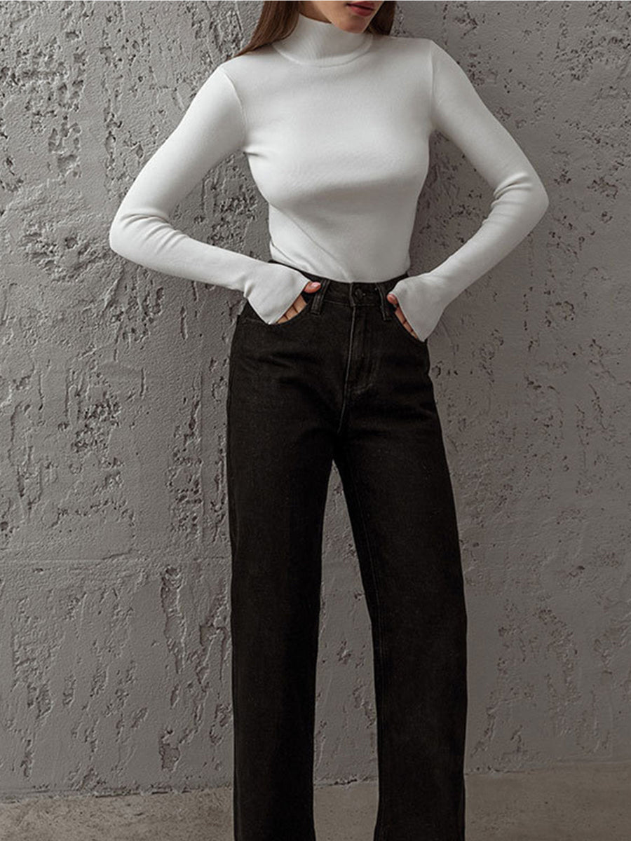 Ava | Blouse Turtleneck Neck