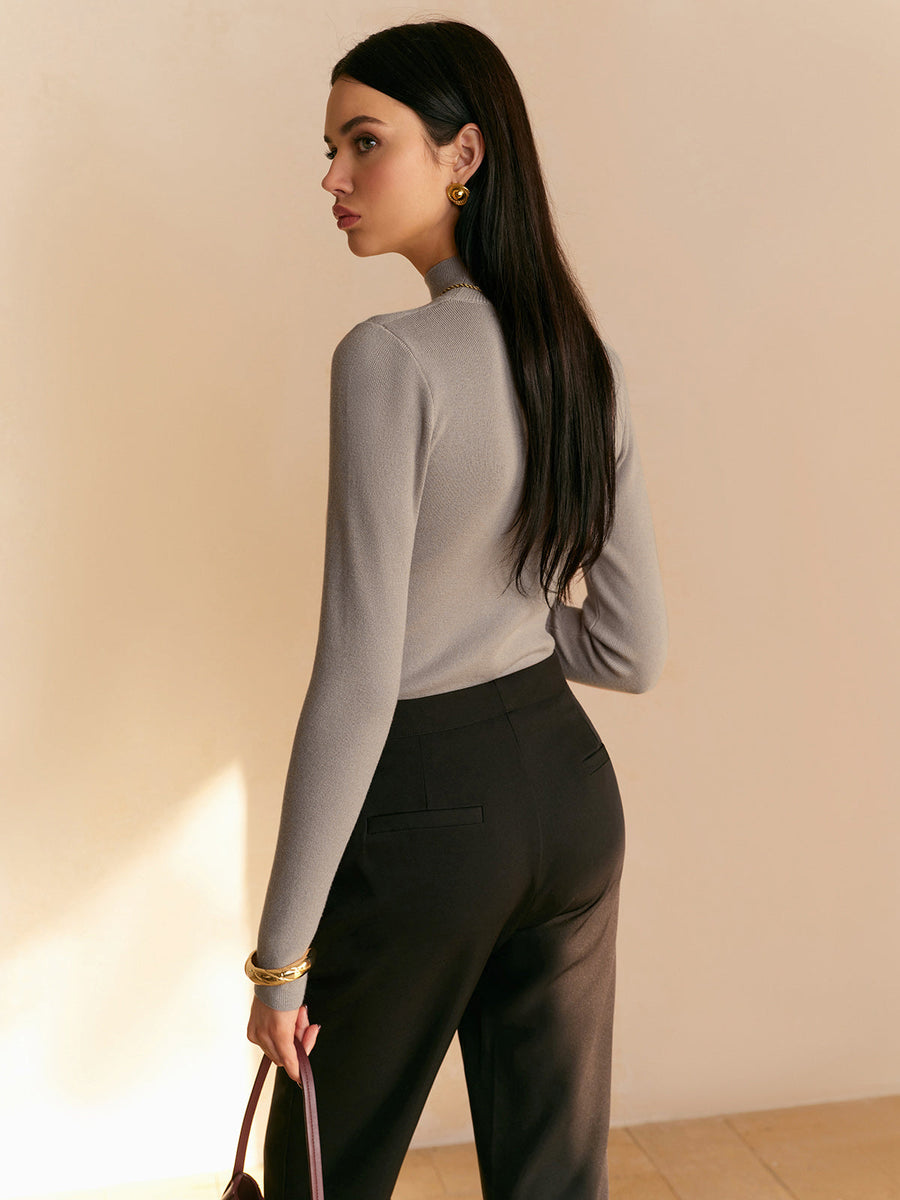 Ava | Blouse Turtleneck Neck