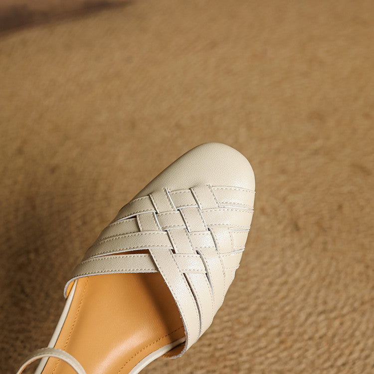 Esme | Comfortable Block Heels Orthopedic Closed Toe
