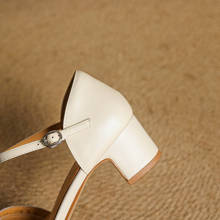 Esme | Comfortable Block Heels Orthopedic Closed Toe