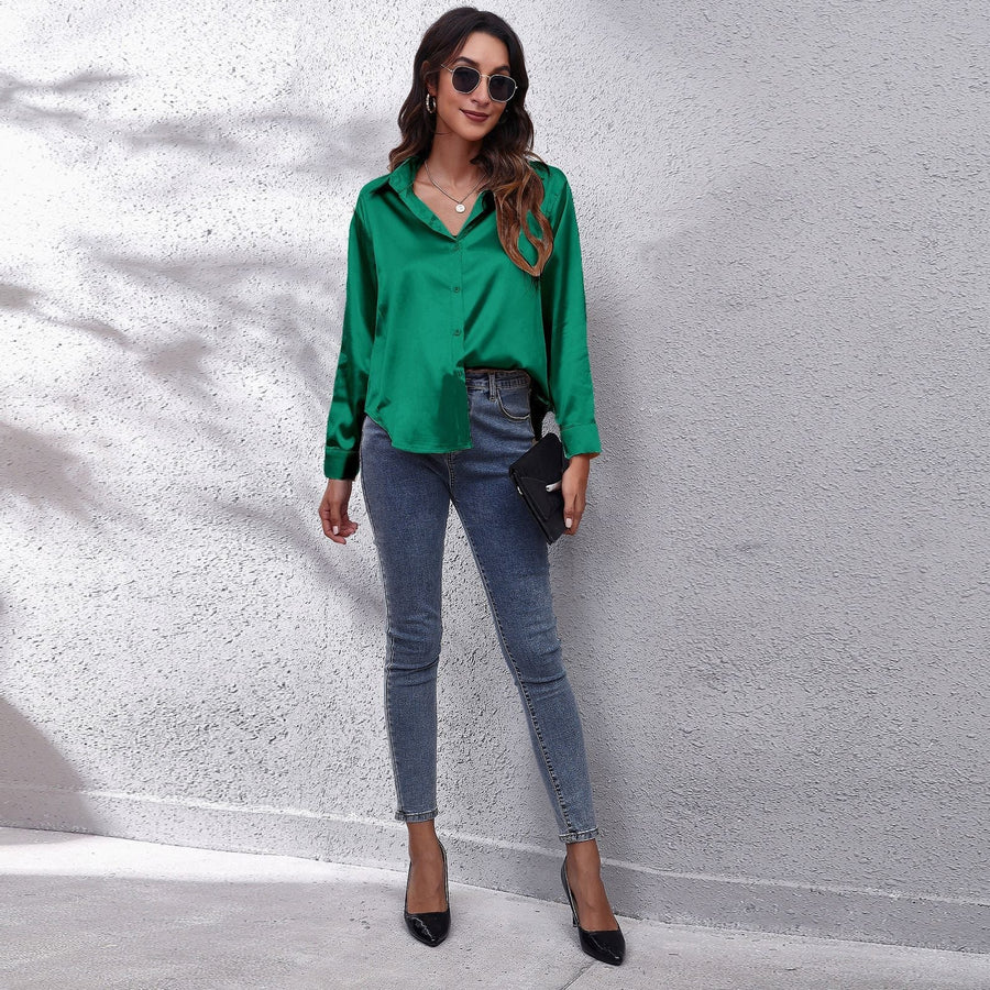 Skylar | Button-Front Blouse