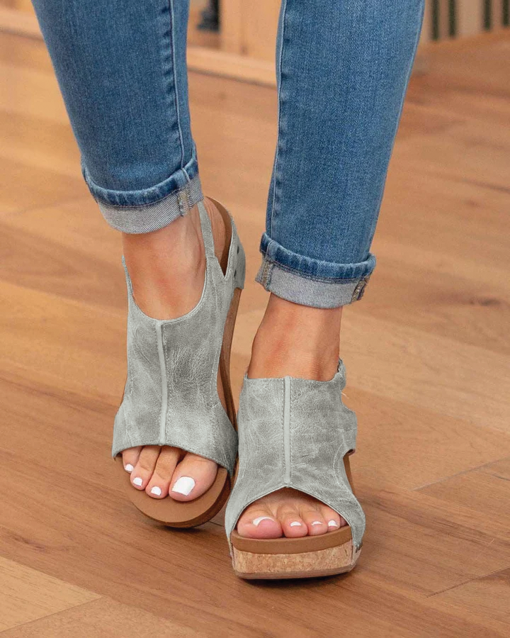 Miranda | Wedge Sandals Orthopedic Open Toe