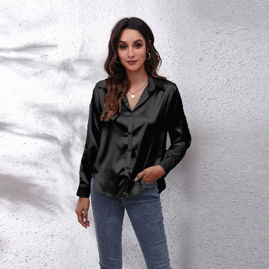 Skylar | Button-Front Blouse