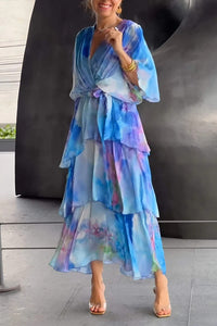 Dorothy | Wedding Guest Maxi Dress Wrap V-Neck