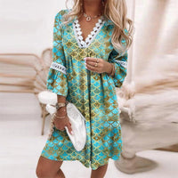Molly | Wedding Guest Dress Lace V-Neck