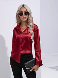 Zoey | Blouse Collared Button-Front