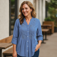 Aspen | Blouse Three-quarter Sleeves