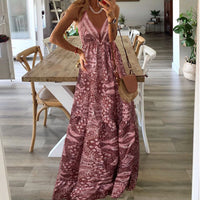 Pearl | Boho Maxi Sundress Halter V-Neck