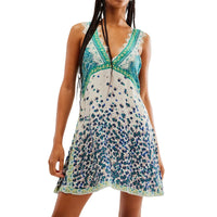 Ophelia | Boho Mini Sundress Lace Floral