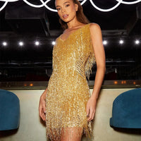 Aubrey | Cocktail Dress Sequin Fringe