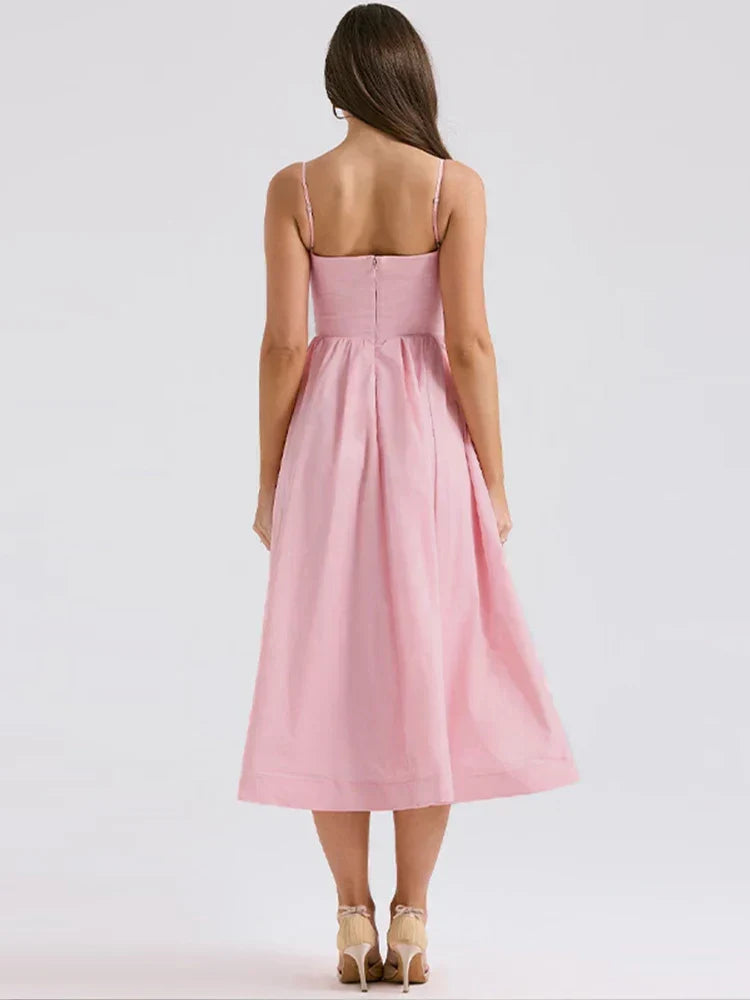 Sage | Wedding Guest Dress Scoop Neck