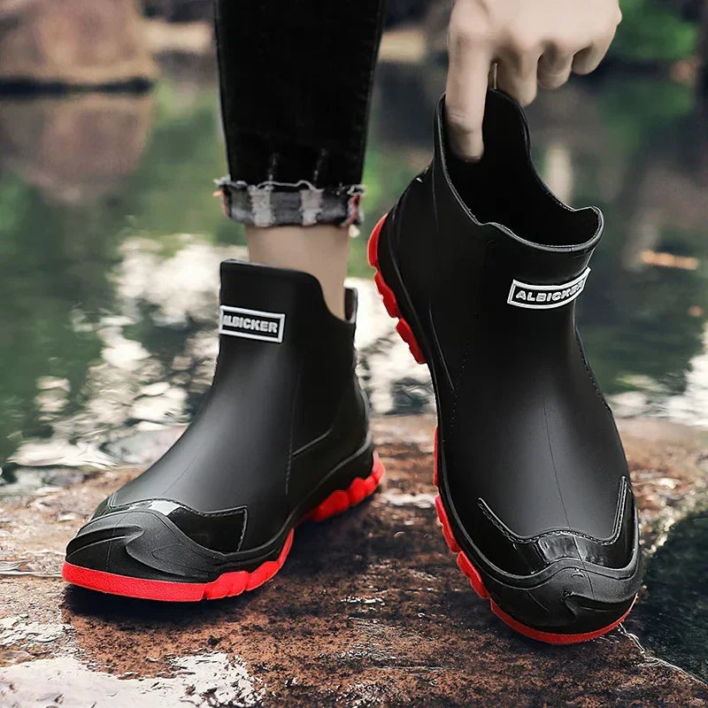 Mia | Orthopedic Chelsea Rain Boots with Pull Tab