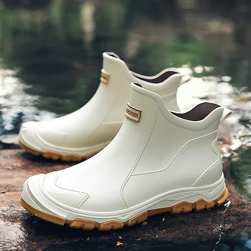 Mia | Orthopedic Chelsea Rain Boots with Pull Tab