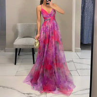Lucia | Wedding Guest Maxi Dress Pleated Floral