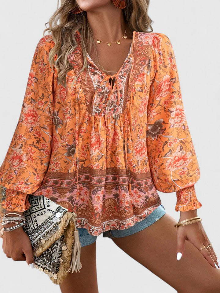 Sabrina | Blouse Floral Long Sleeve