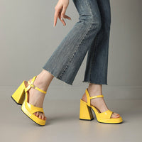 Mary | Comfortable Block Heels Orthopedic Ankle Strap