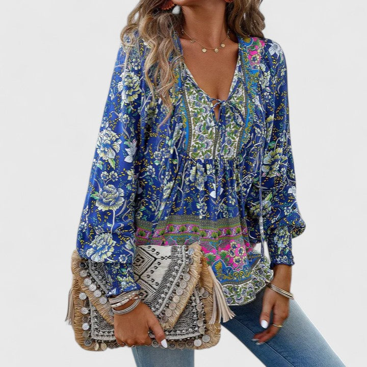 Sabrina | Blouse Floral Long Sleeve