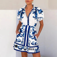 Joy | Mini Sundress Floral Puff Sleeve