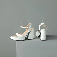 Mary | Comfortable Block Heels Orthopedic Ankle Strap