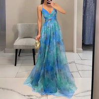Lucia | Wedding Guest Maxi Dress Pleated Floral