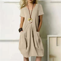 Lara | Sundress Round Neck Short Sleeve