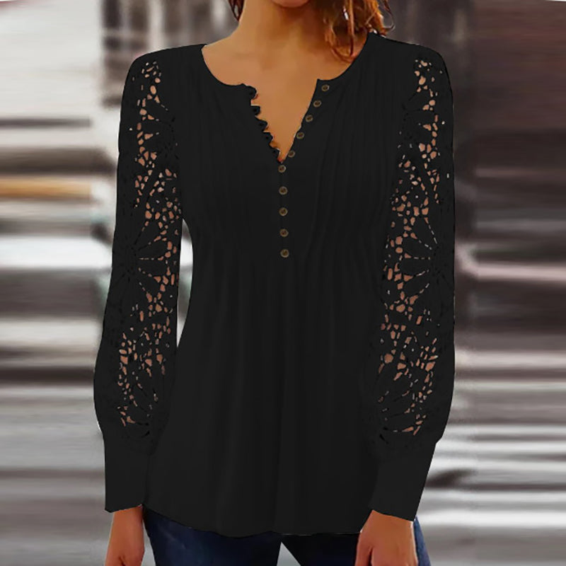 Aliyah |  Romantic Blouse Lace Sleeve