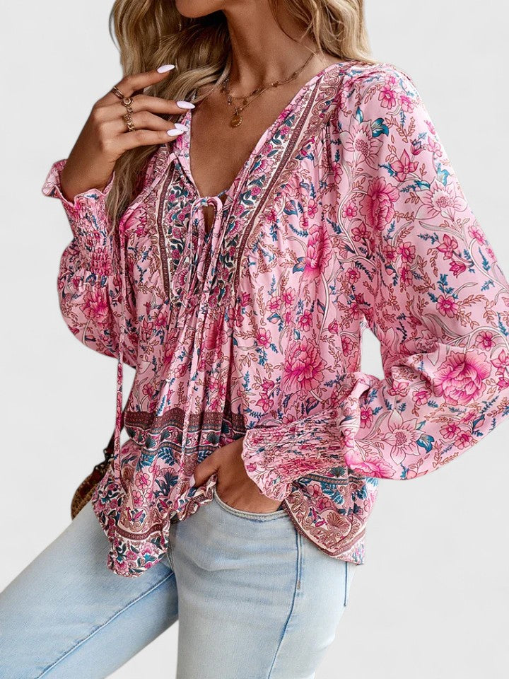 Sabrina | Blouse Floral Long Sleeve