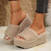 Kelsey | Orthopedic Slide Platform Slippers with Open Toe