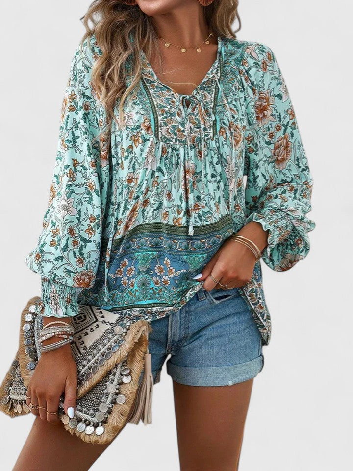 Sabrina | Blouse Floral Long Sleeve