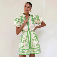 Joy | Mini Sundress Floral Puff Sleeve
