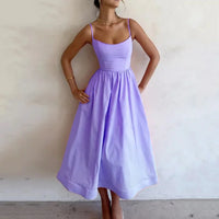 Sage | Wedding Guest Dress Scoop Neck