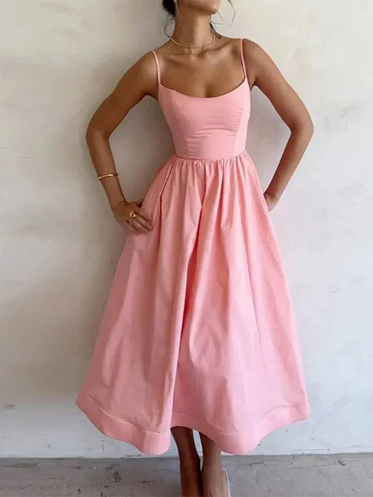 Sage | Wedding Guest Dress Scoop Neck
