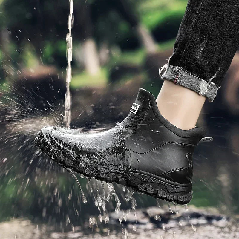 Mia | Orthopedic Chelsea Rain Boots with Pull Tab