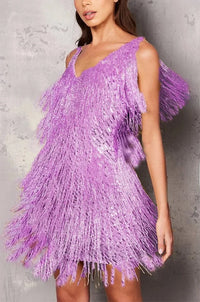 Aubrey | Cocktail Dress Sequin Fringe