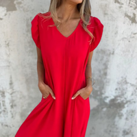 Melinda | Animal Print Jumpsuit V-Neck
