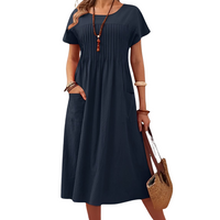 Emery | Wedding Guest Midi Dress Short Sleeve