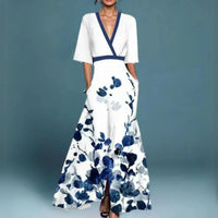 Emma | Wedding Guest Maxi Dress Wrap Floral