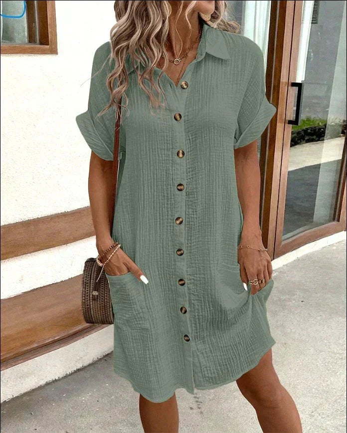 Zoey | Relaxed Shirt Dress