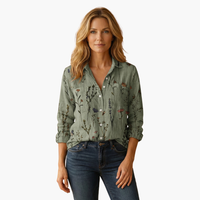 Hailey | Boho Blouse Floral