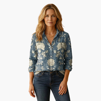 Hailey | Boho Blouse Floral