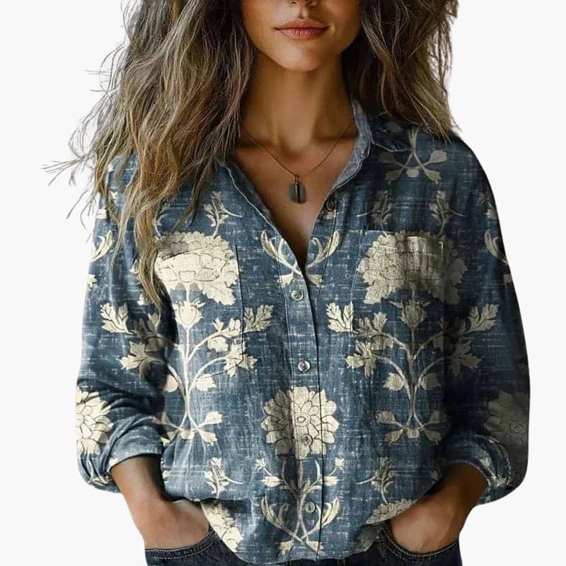 Hailey | Boho Blouse Floral