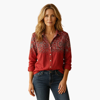 Hailey | Boho Blouse Floral