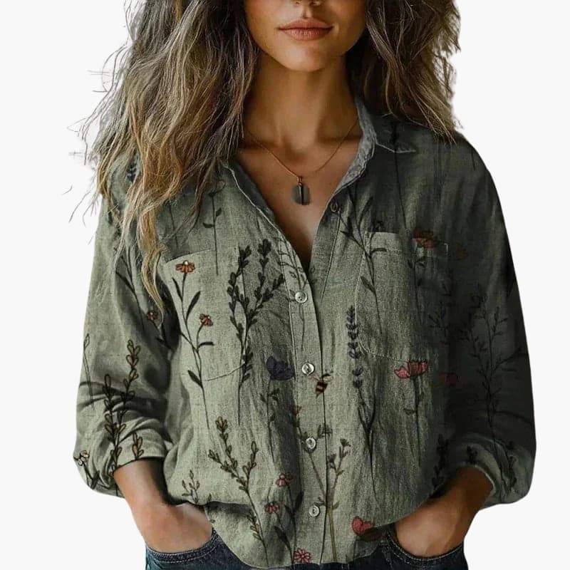 Hailey | Boho Blouse Floral