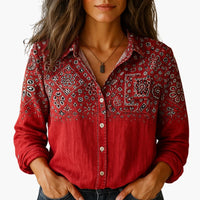 Hailey | Boho Blouse Floral