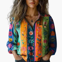 Hailey | Boho Blouse Floral