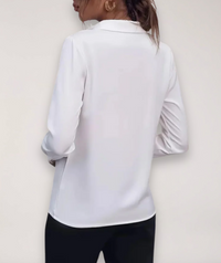 Gabrielle |  Elegant Top Collared Neckline