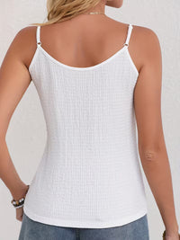 Diana | Tank Top Tiered Button-Front