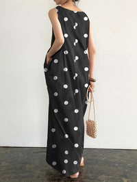 Lola | Polka Dot Maxi Dress