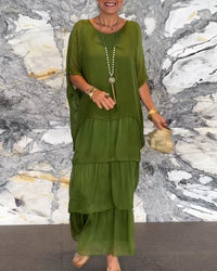 Louisa | Maxi Sundress 3/4 Sleeve